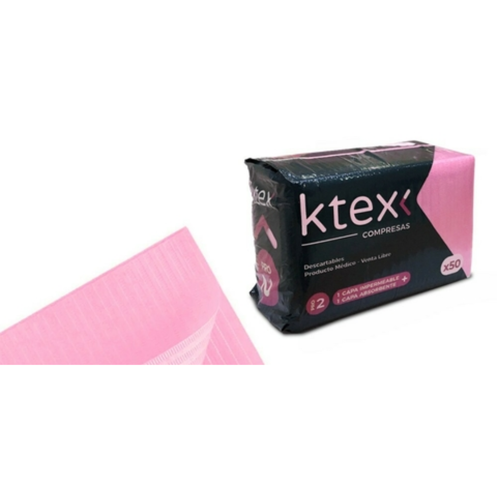 Compresas Descartables Ktex Pro2 - x50U