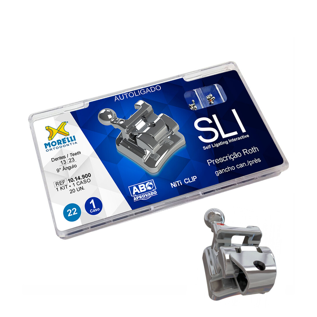 Brackets Autoligantes Interactivo Morelli Roth 0,22 SLI Morelli