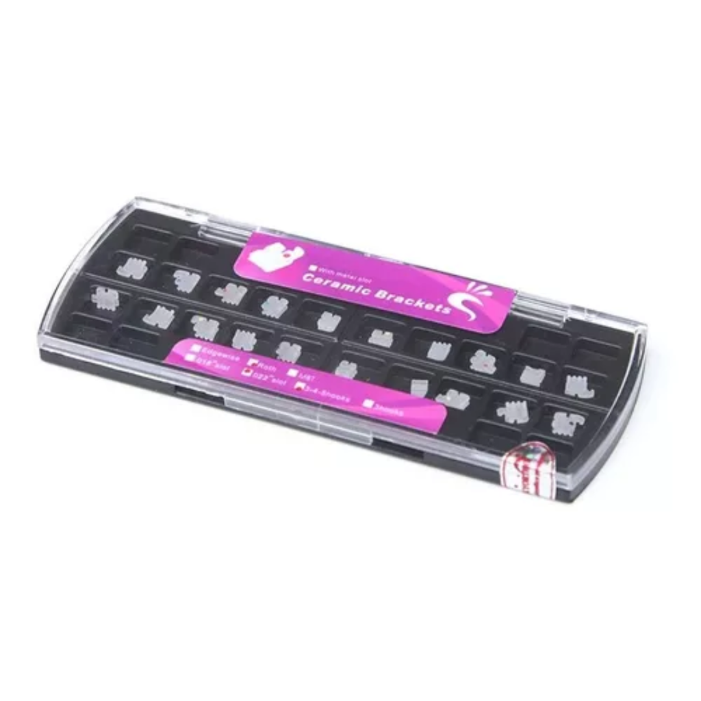Brackets Ceramico Ortodoncia Dental x10