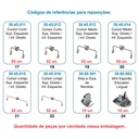 Kit de Acessórios Ortodônticos  240 peças  Morelli 30.90.900