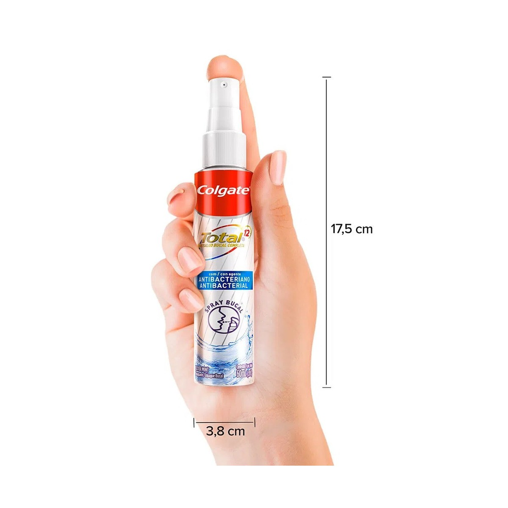 Spray Bucal Colgate Total 12 Con Agente Antibacterial - 60ml