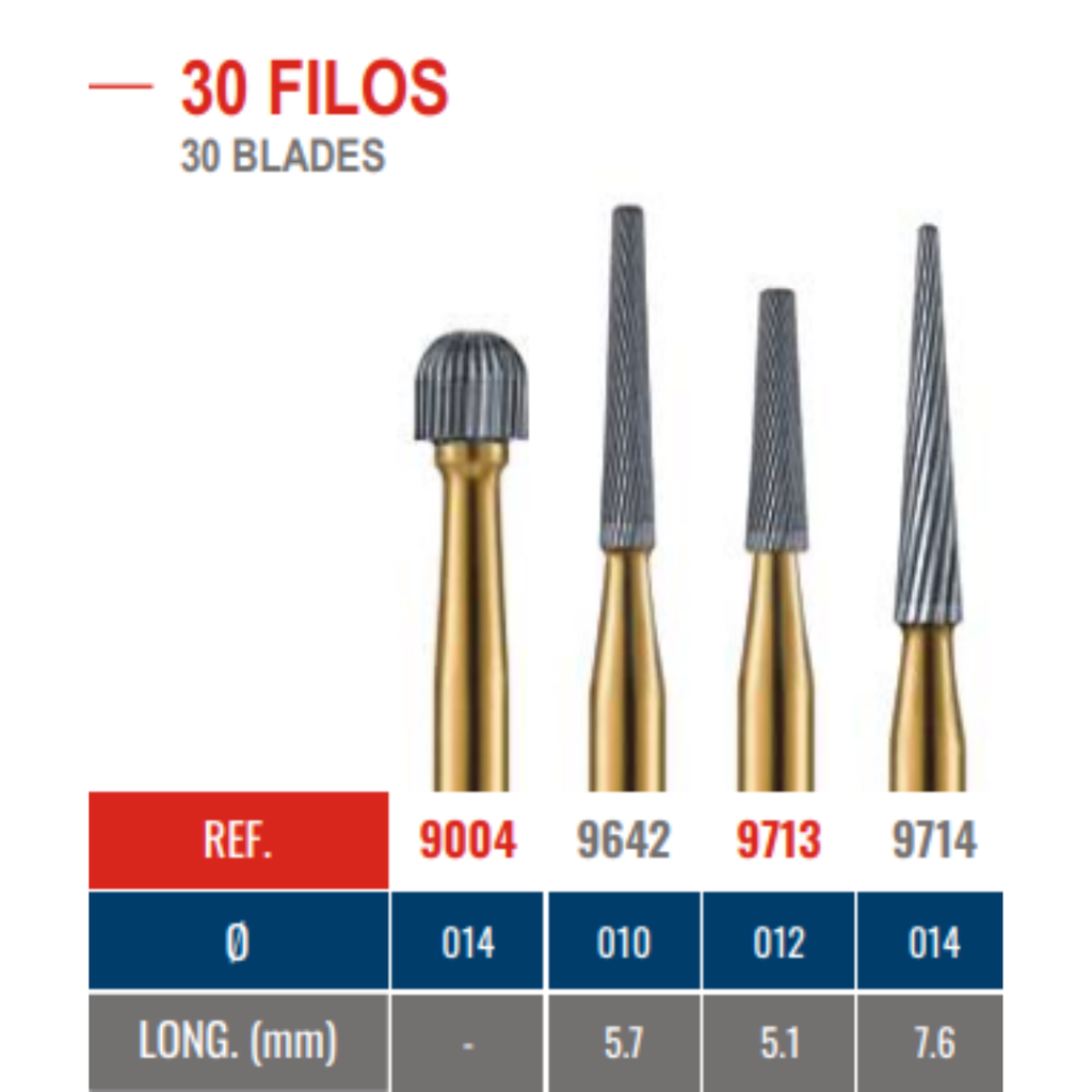 Fresa Carburo 30 Filos