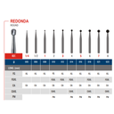 Fresa De Carburo Redonda Microdont
