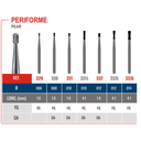 Fresa De Carburo Periforme Jet