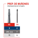 Fresa De Carburo Prep. Muñones  271 Fg - Jet 