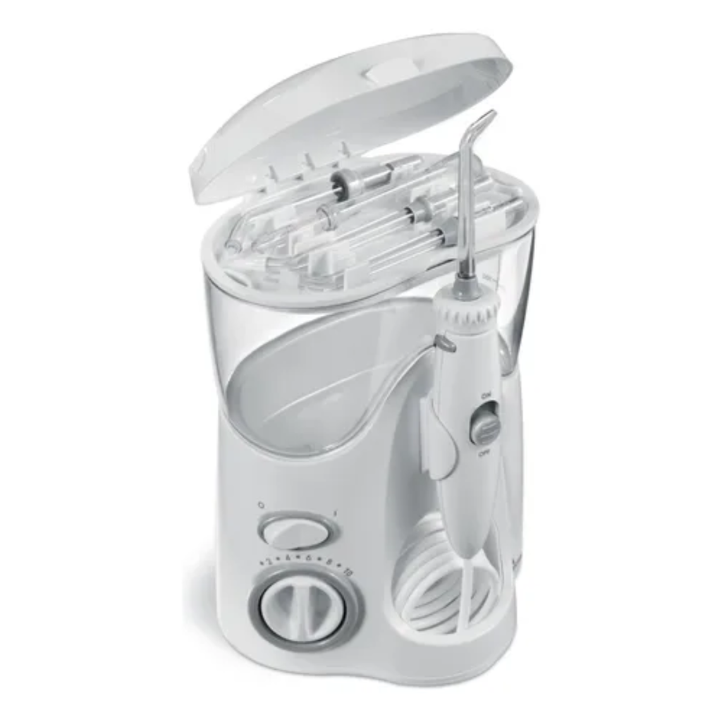 Irrigador bucal Waterpik blanco y azul 220V