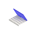 Caja Para Bandas Ortodoncia Universales - Inferior Dreito - Azul 80.01.021