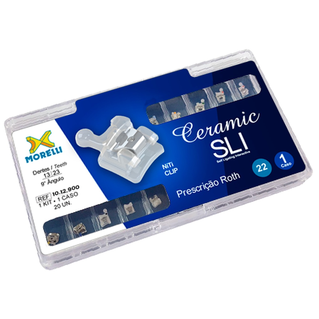 Brackets Autoligado Ceramicos Morelli Roth SLI 10.12.900