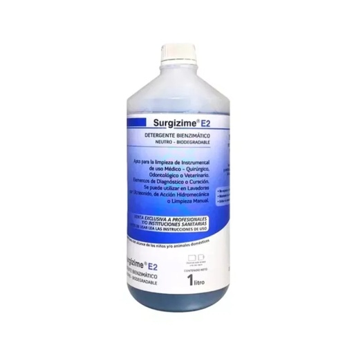 Detergente Bienzimático Surgizime E2 Para Instrumental 1 L