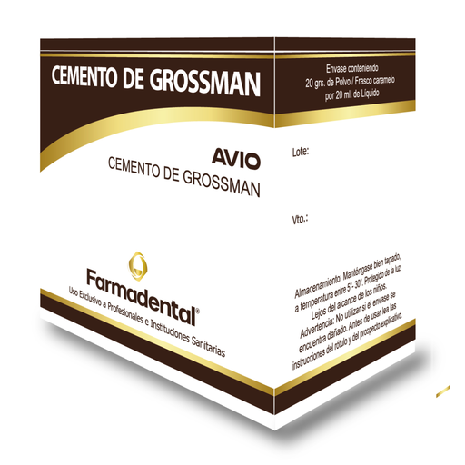 Cemento Grossman 20grs Farmadental