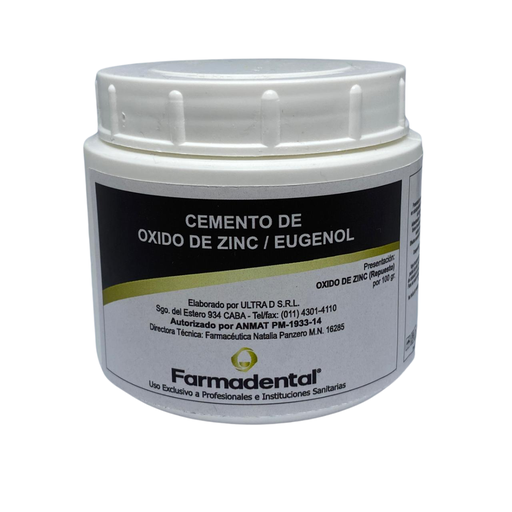 Oxido De Zinxc x100gr Farmadental