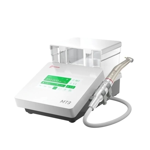 Micromotor electrico MT3, dispenser incorporado, c/ contrangulo multiplicador 1:5. WOODPECKER