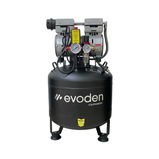 Compresor EVODEN de 1HP, tanque 38 Lts, recuperación 135 Lts/Min.
