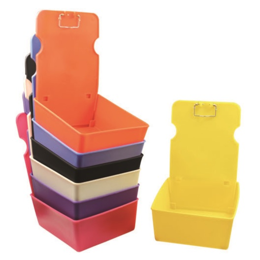 Caja recipiente para modelos con soporte anotador esterilizable