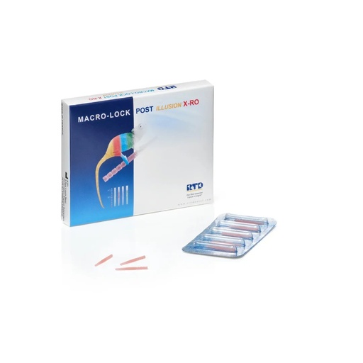 Poste Macrolock Perno Fibra De Cuarzo Rtd Odontologia X5