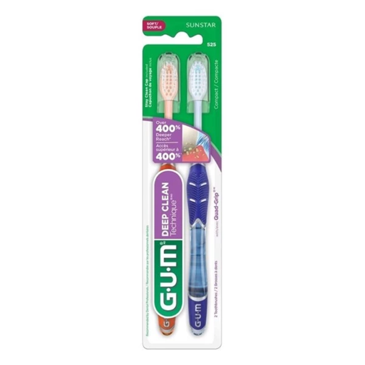 Gum Cepillo Dental Technique Deep Clean Suave 525 - 2x1