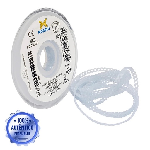 Ligadura en Cadena  Pearl Blue - 1,5M - Morelli