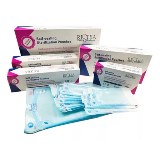 Pouch Esterilizar Autoclave Autosellable 13x26cm 200u Ristea