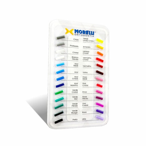 Muestra De Colores Para Ligadura Elástica Morelli 91.70.066
