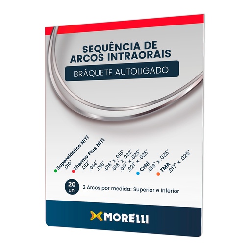 Kit De Arcos Secuencia Bracket Autoligado X 20 Morelli 50.14.901