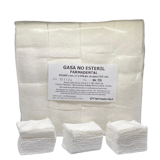 Gasas No Estériles Farmadental