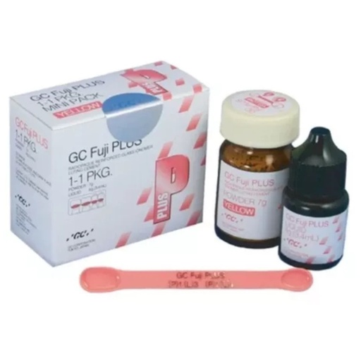 Ionómero Cemento Gc Fuji Plus 1:1 Mini Kit Reforzado Resina