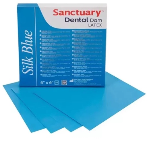 Goma Dique Silk Blue Sanctuary Azul 6x6