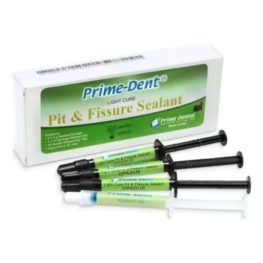 Sellador De Fosas &amp; Fisuras - Kit 3 + Gel PRIME DENTAL